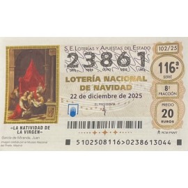 Décimo Lotería Navidad 23861