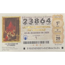 Décimo Lotería Navidad nº 23864