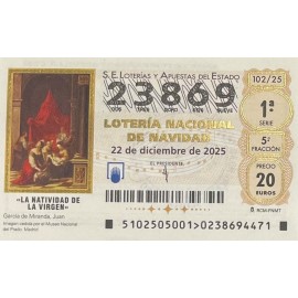 Décimo Lotería Navidad nº 238689